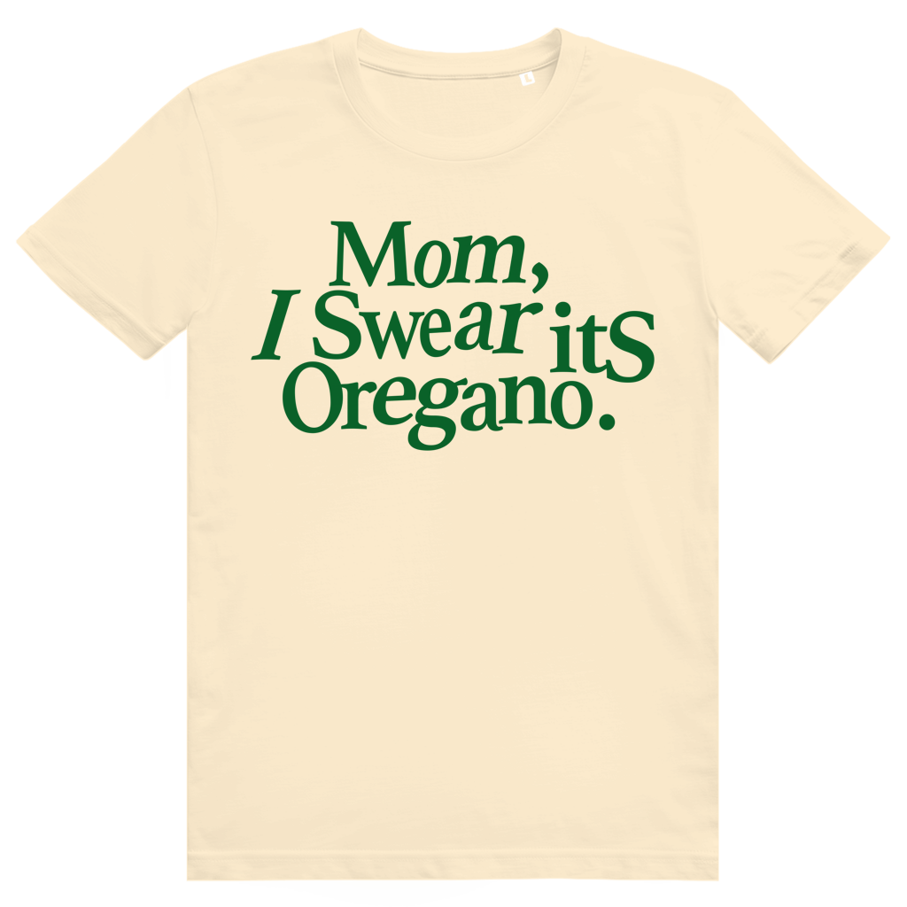 Mom I Swear Its Oregano - Lustiges Weed Meme Statement - Premium Bio Unisex T-Shirt