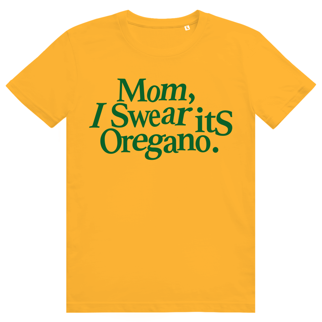 Mom I Swear Its Oregano - Lustiges Weed Meme Statement - Premium Bio Unisex T-Shirt