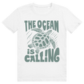 The Ocean Is Calling - Ästhetisches Schildkröten Statement - Premium Bio Unisex T-Shirt