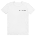 Berge Sonne Fahrrad - Cooles Radfahrer Pocket Design - Premium Bio Unisex T-Shirt