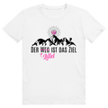 Der Lillet ist das Ziel - Lustiges Wildberry Lillet Berge Wortspiel - Premium Bio Unisex T-Shirt
