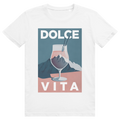 Dolce Vita Mountain Spritz - Ästhetisches Berge, Après Ski & Spritz Design - Premium Bio Unisex T-Shirt