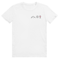 Berge Sonne Wein - Cooles Berge & Roséwein Pocket Design - Premium Bio Unisex T-Shirt