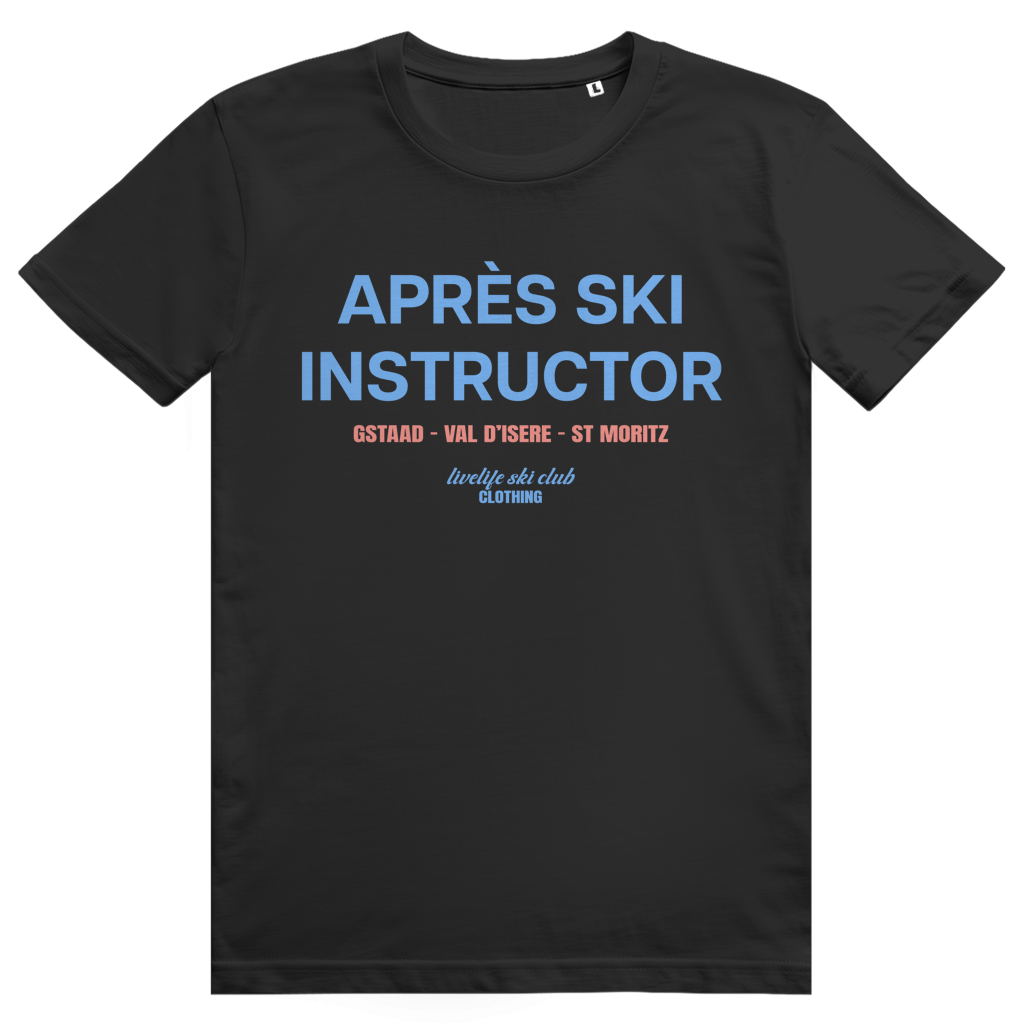 Après Ski Instructor - Lustiger Après Ski Lehrer - Premium Bio Unisex T-Shirt