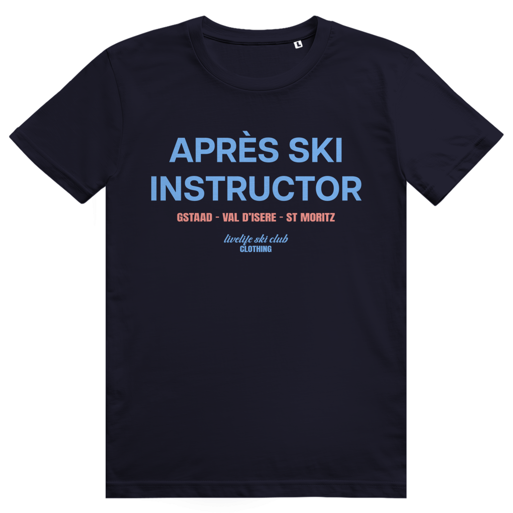 Après Ski Instructor - Lustiger Après Ski Lehrer - Premium Bio Unisex T-Shirt