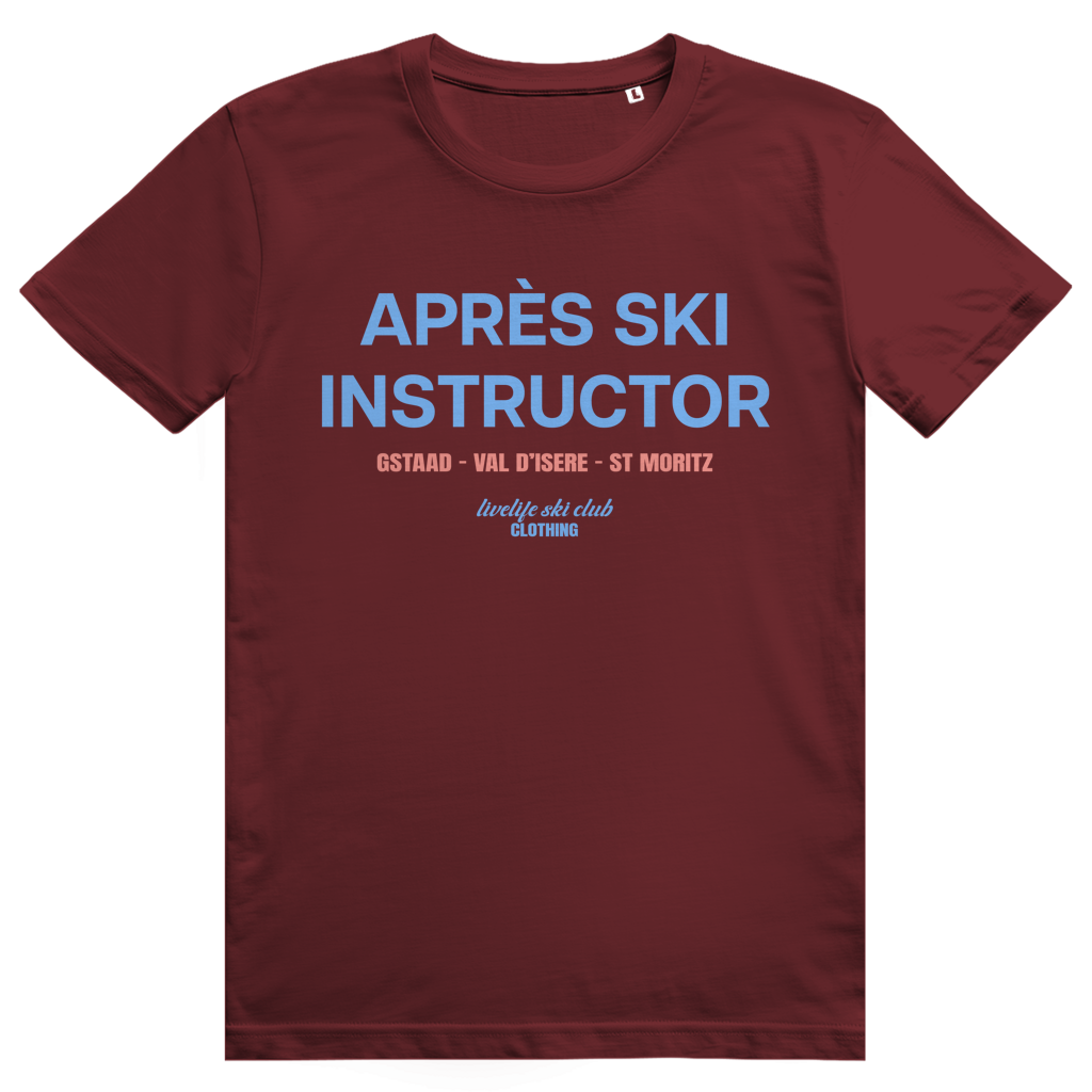Après Ski Instructor - Lustiger Après Ski Lehrer - Premium Bio Unisex T-Shirt