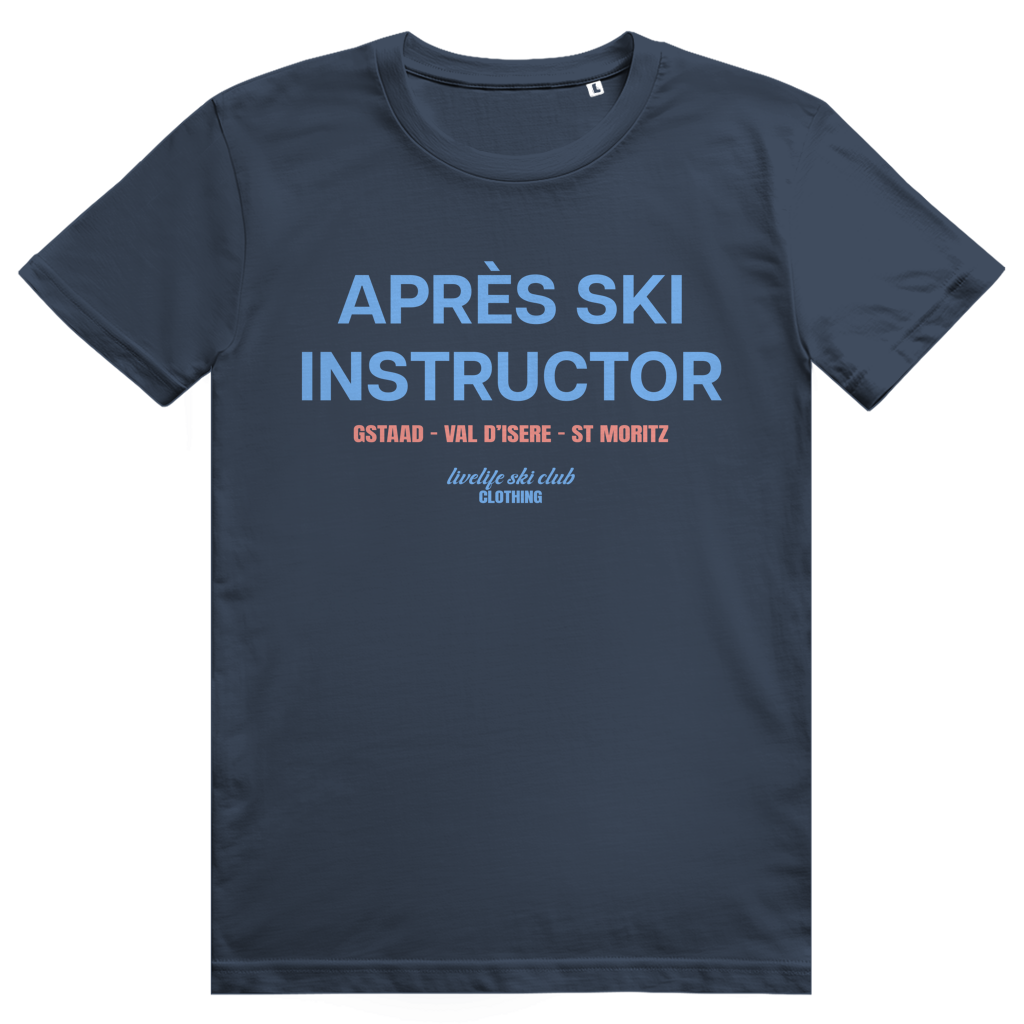 Après Ski Instructor - Lustiger Après Ski Lehrer - Premium Bio Unisex T-Shirt