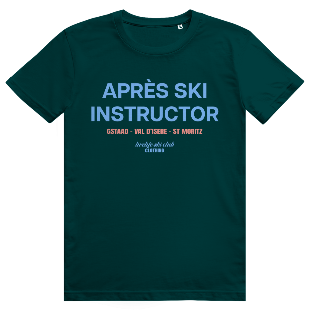 Après Ski Instructor - Lustiger Après Ski Lehrer - Premium Bio Unisex T-Shirt