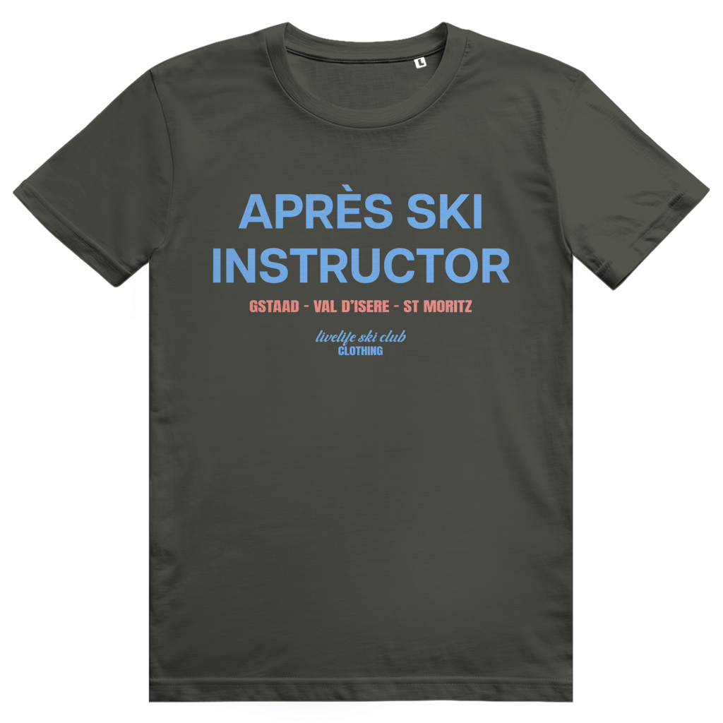 Après Ski Instructor - Lustiger Après Ski Lehrer - Premium Bio Unisex T-Shirt