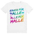 Einer für Alle. Alle für Malle. - Lustiger Bier Saufen Spruch - Premium Bio Unisex T-Shirt