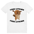 Füsse Lutschen - Lustiger Gamer Spruch - Premium Bio Unisex T-Shirt