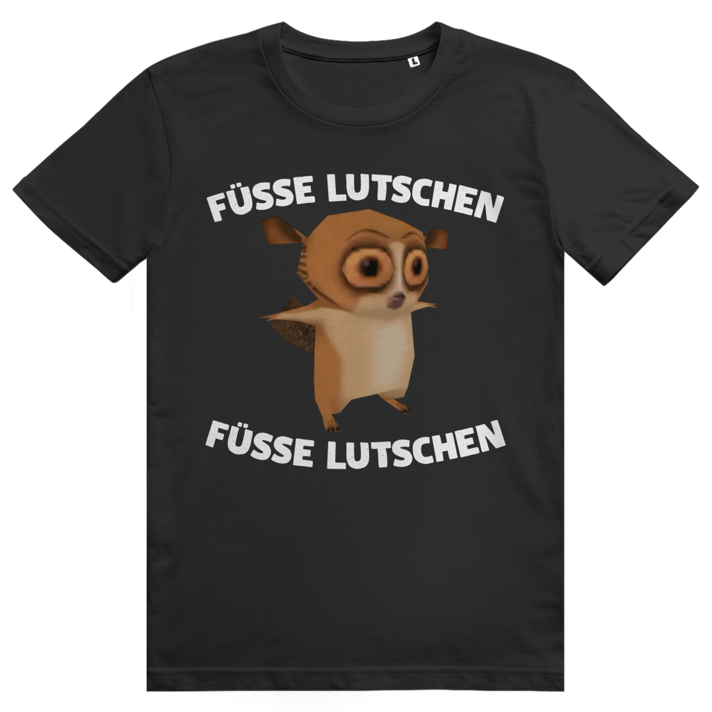 Füsse Lutschen - Lustiger Gamer Spruch - Premium Bio Unisex T-Shirt