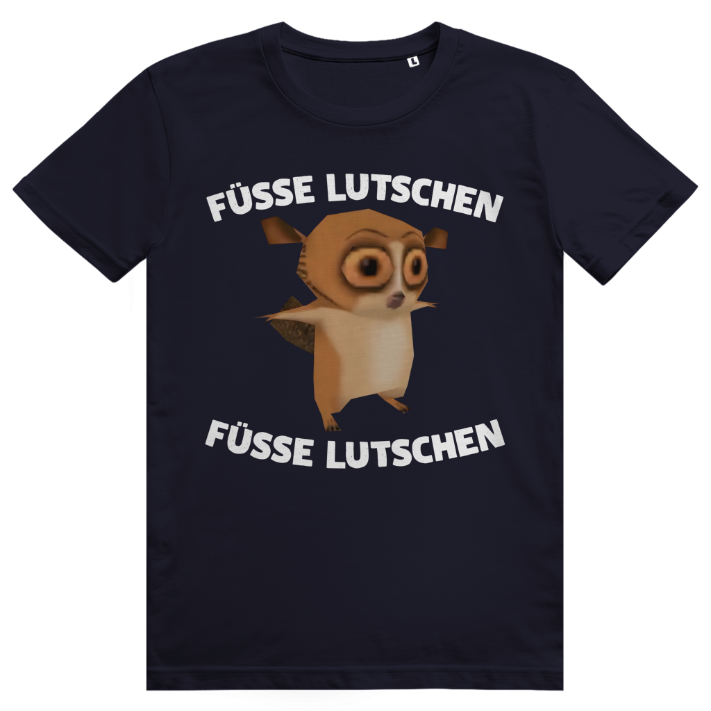 Füsse Lutschen - Lustiger Gamer Spruch - Premium Bio Unisex T-Shirt