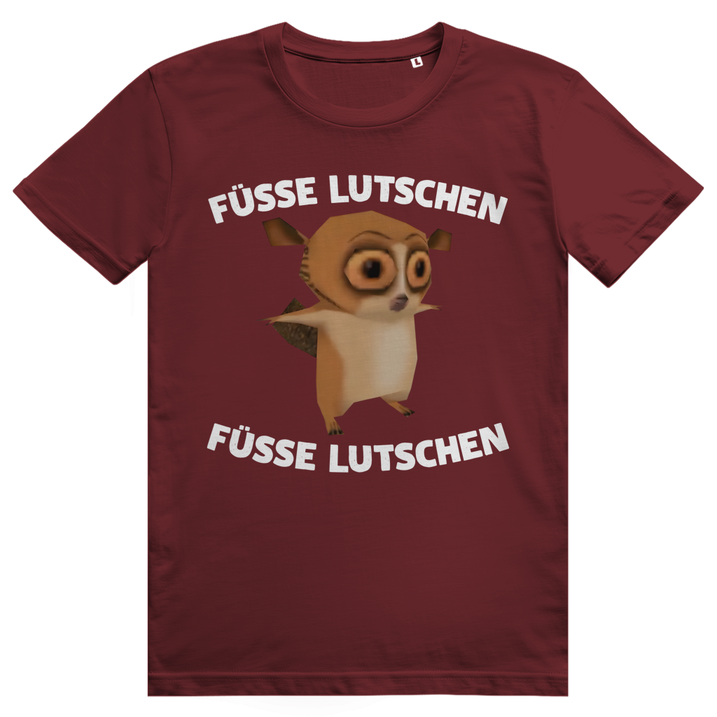 Füsse Lutschen - Lustiger Gamer Spruch - Premium Bio Unisex T-Shirt