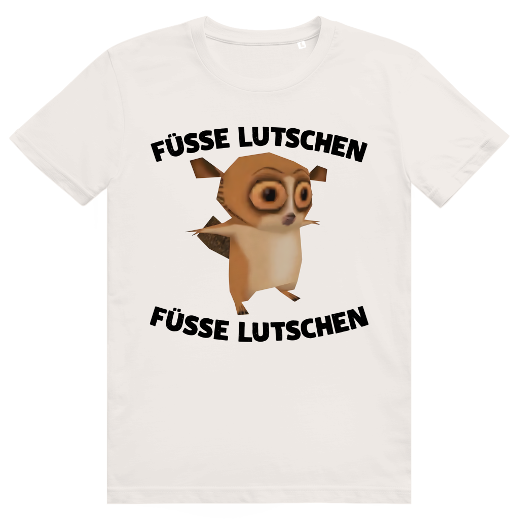 Füsse Lutschen - Lustiger Gamer Spruch - Premium Bio Unisex T-Shirt
