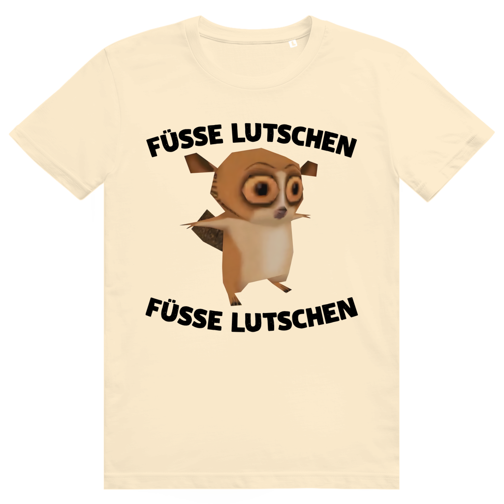 Füsse Lutschen - Lustiger Gamer Spruch - Premium Bio Unisex T-Shirt