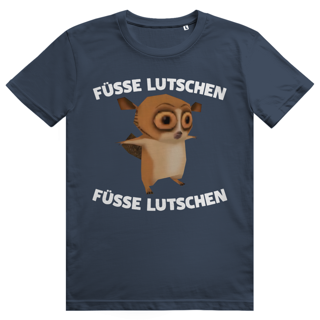 Füsse Lutschen - Lustiger Gamer Spruch - Premium Bio Unisex T-Shirt