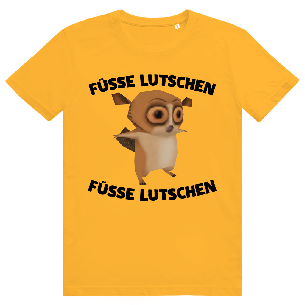 Füsse Lutschen - Lustiger Gamer Spruch - Premium Bio Unisex T-Shirt