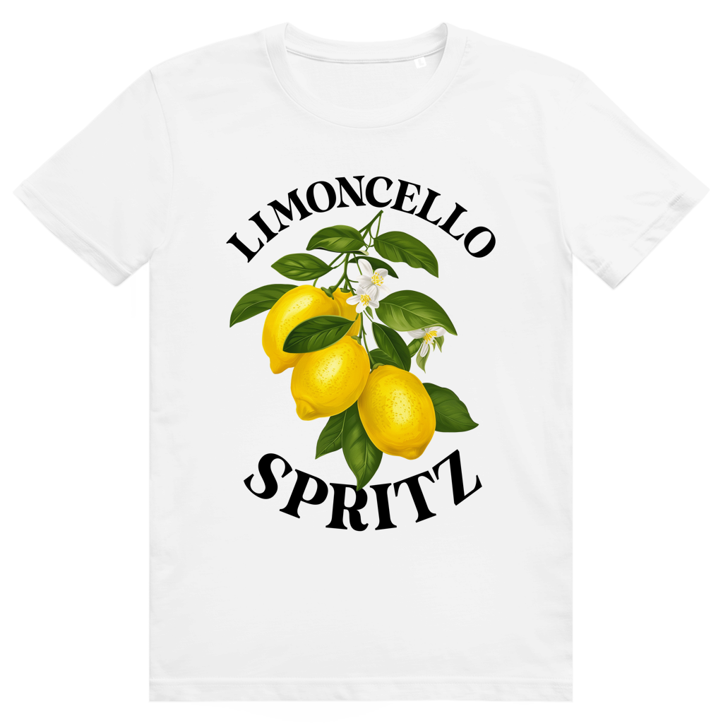 Limoncello Spritz - Schönes Zitronen Motiv - Premium Bio Unisex T-Shirt