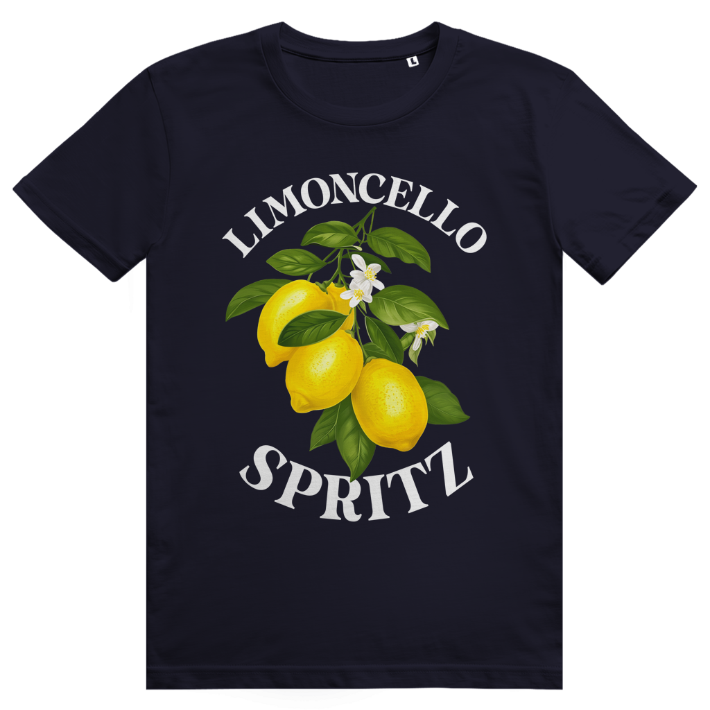 Limoncello Spritz - Schönes Zitronen Motiv - Premium Bio Unisex T-Shirt