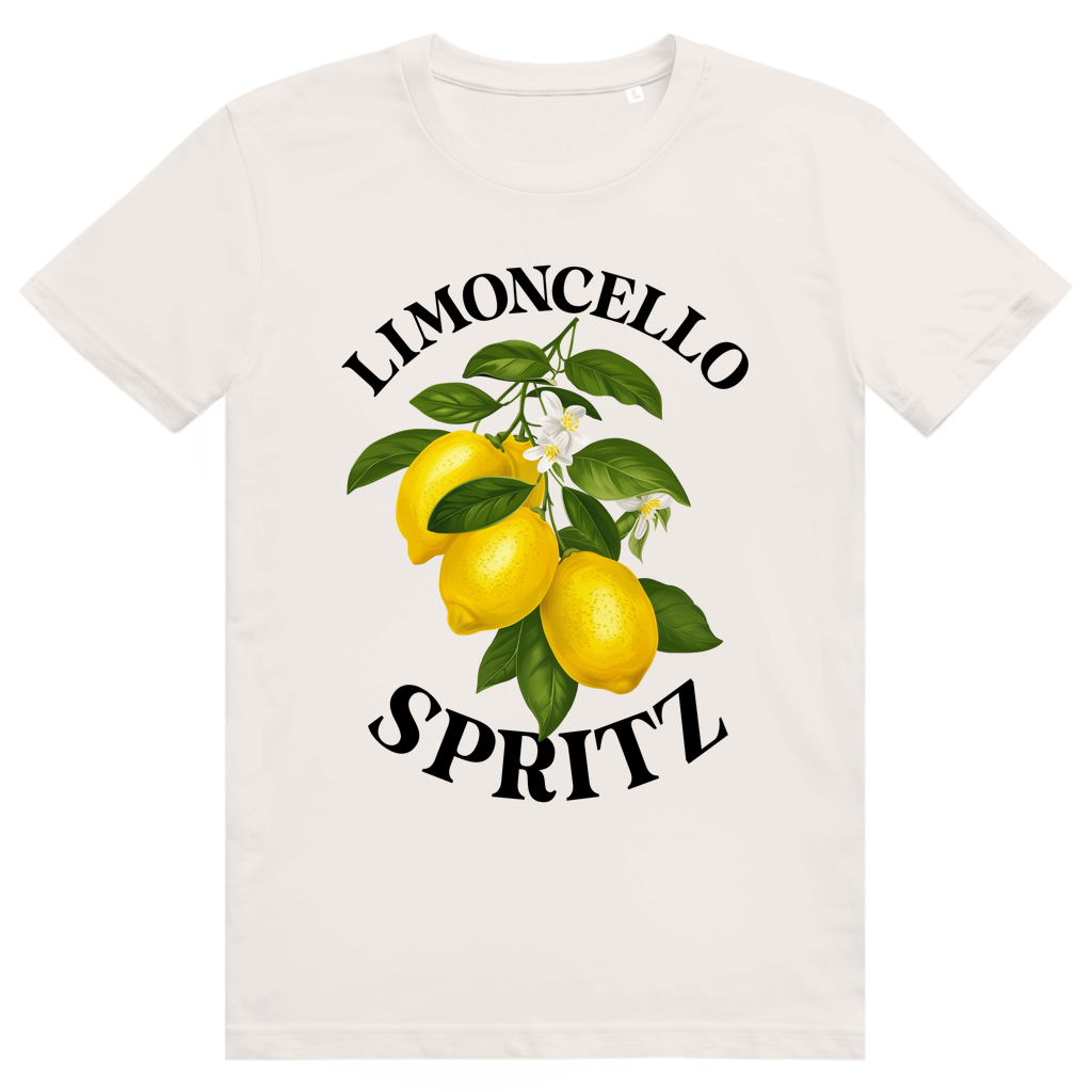 Limoncello Spritz - Schönes Zitronen Motiv - Premium Bio Unisex T-Shirt