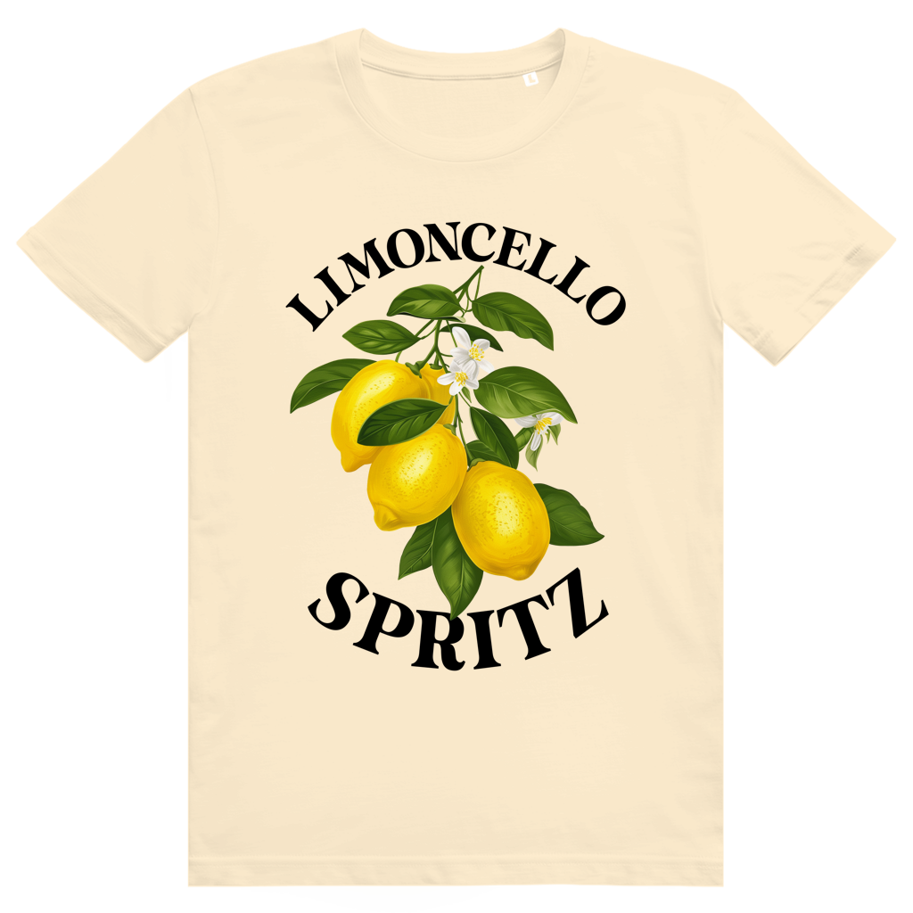 Limoncello Spritz - Schönes Zitronen Motiv - Premium Bio Unisex T-Shirt