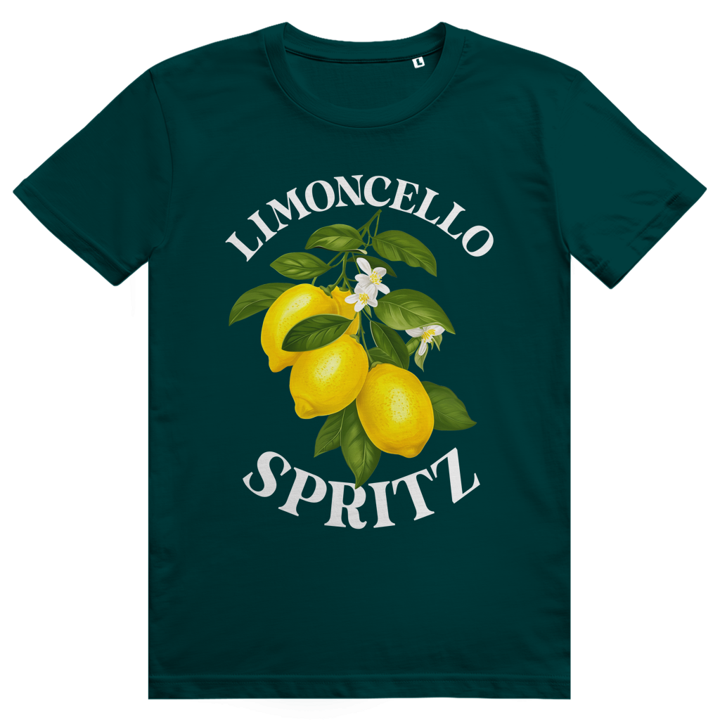 Limoncello Spritz - Schönes Zitronen Motiv - Premium Bio Unisex T-Shirt