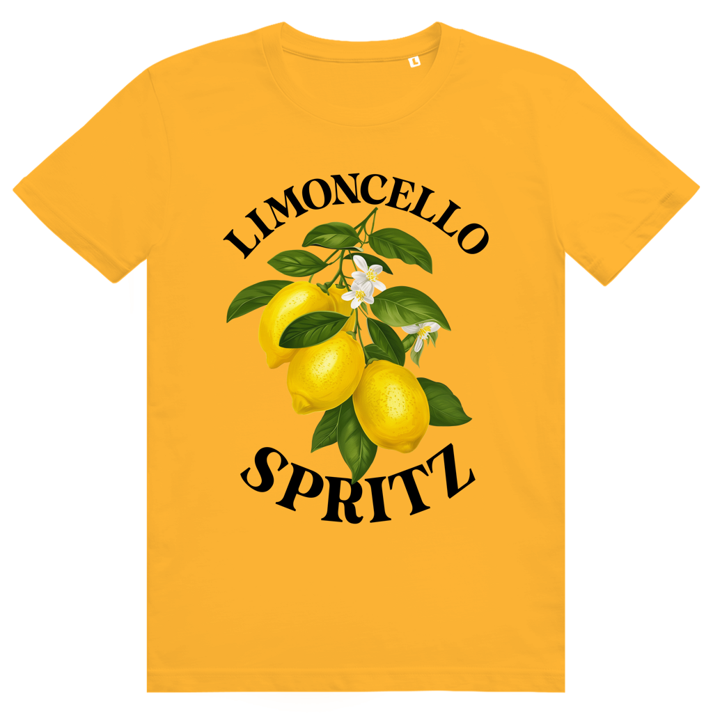 Limoncello Spritz - Schönes Zitronen Motiv - Premium Bio Unisex T-Shirt
