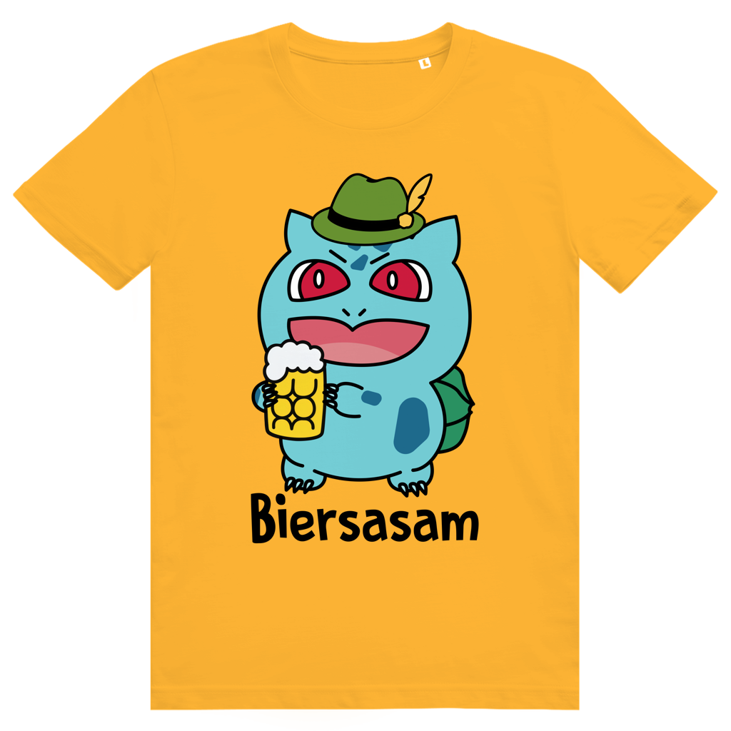 Saufimon Biersasam - Lustiges Pokémon Bier Meme Oktoberfest - Premium Bio Unisex T-Shirt