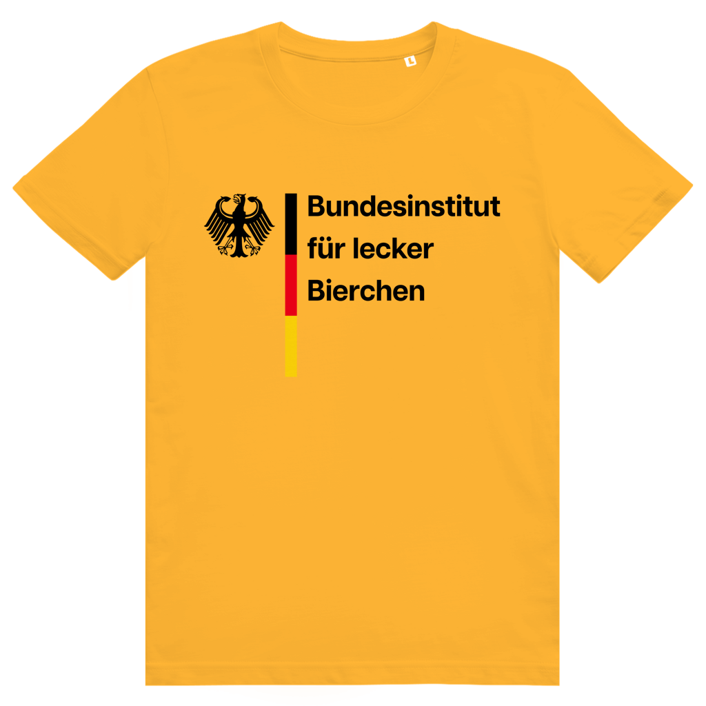 Bundesinstitut für lecker Bierchen - Sauftrikot Deutschland - Premium Bio Unisex T-Shirt