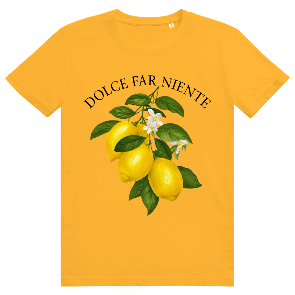 Dolce Far Niente - Limoncello Spritz Zitronen - Premium Bio Unisex T-Shirt